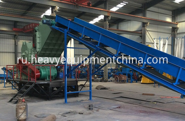 Large Capacity Mobile Scrap Metal Crusher Machine